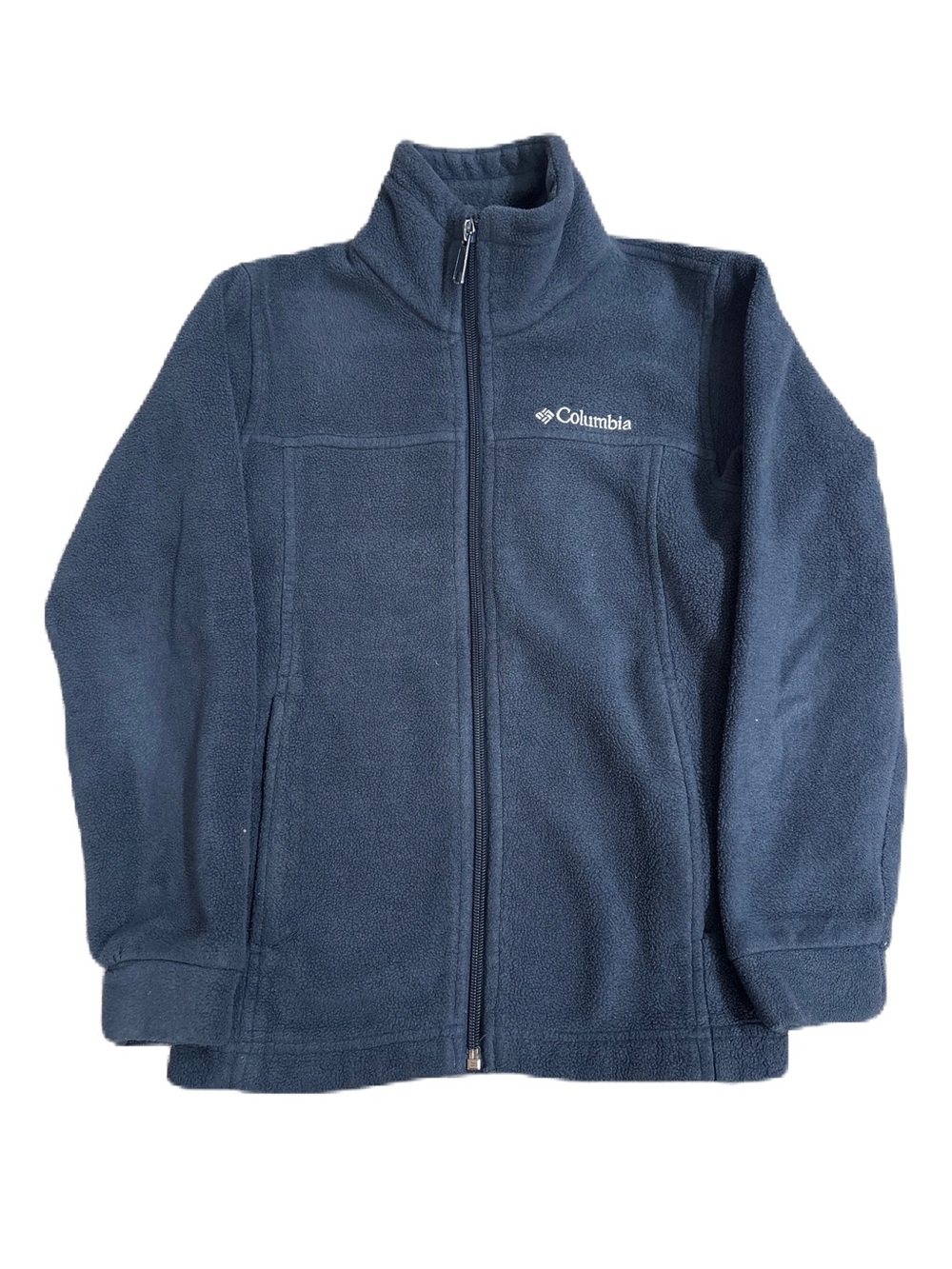 Columbia Dark Blue Full-Zip Fleece Jacket - Size S (8)